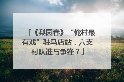 《梨园春》“俺村最有戏”驻马店站，六支村队谁与争锋？