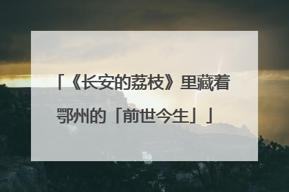 《长安的荔枝》里藏着鄂州的「前世今生」
