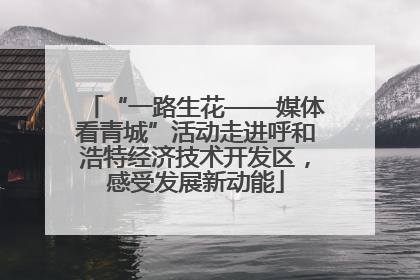 “一路生花——媒体看青城”活动走进呼和浩特经济技术开发区，感受发展新动能
