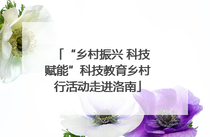“乡村振兴 科技赋能”科技教育乡村行活动走进洛南