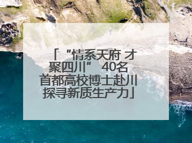 “情系天府 才聚四川” 40名首都高校博士赴川探寻新质生产力
