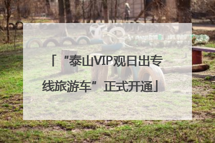 “泰山VIP观日出专线旅游车”正式开通