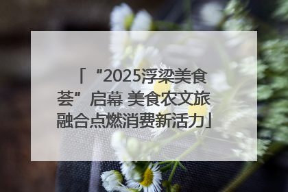 “2025浮梁美食荟”启幕 美食农文旅融合点燃消费新活力