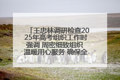 王忠林调研检查2025年高考组织工作时强调 周密细致组织 温暖用心服务 确保全省高考安全有序顺利