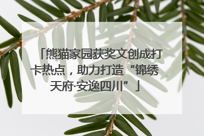 熊猫家园获奖文创成打卡热点，助力打造“锦绣天府·安逸四川”
