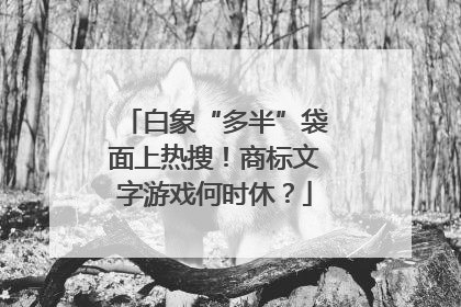 白象“多半”袋面上热搜！商标文字游戏何时休？