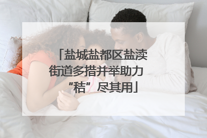 盐城盐都区盐渎街道多措并举助力“秸”尽其用