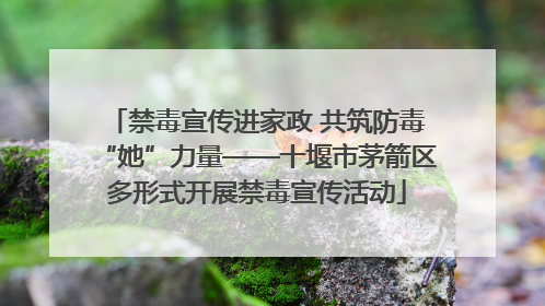 禁毒宣传进家政 共筑防毒“她”力量——十堰市茅箭区多形式开展禁毒宣传活动