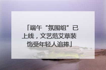 端午“氛围组”已上线，文艺范艾草装饰受年轻人追捧