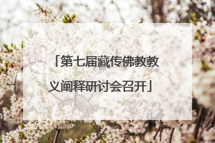 第七届藏传佛教教义阐释研讨会召开