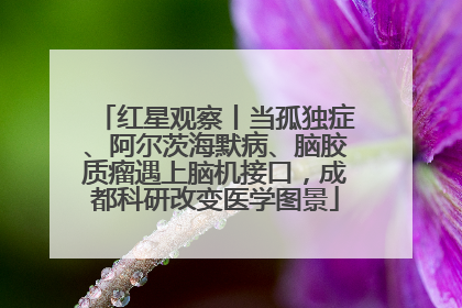 红星观察丨当孤独症、阿尔茨海默病、脑胶质瘤遇上脑机接口，成都科研改变医学图景