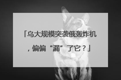 乌大规模突袭俄轰炸机，偏偏“漏”了它？