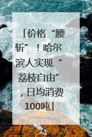 价格“腰斩”！哈尔滨人实现“荔枝自由”，日均消费100吨