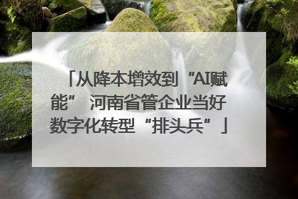 从降本增效到“AI赋能” 河南省管企业当好数字化转型“排头兵”