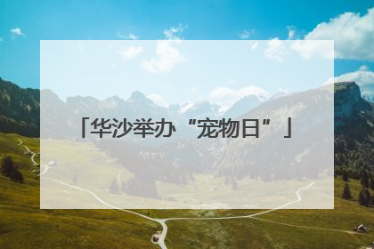 华沙举办“宠物日”