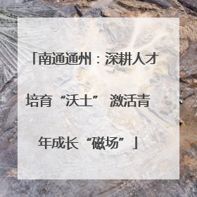 南通通州：深耕人才培育“沃土” 激活青年成长“磁场”