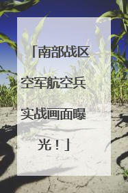 南部战区空军航空兵实战画面曝光！
