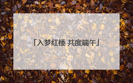 入梦红楼 共度端午