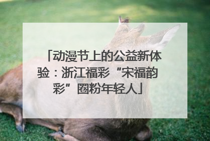 动漫节上的公益新体验：浙江福彩“宋福韵彩”圈粉年轻人