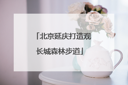 北京延庆打造观长城森林步道