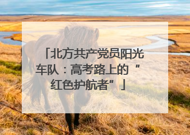 北方共产党员阳光车队：高考路上的“红色护航者”