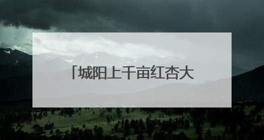 城阳上千亩红杏大丰收 预计下周各品种大面积成熟