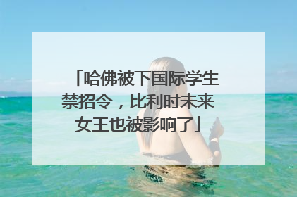 哈佛被下国际学生禁招令，比利时未来女王也被影响了