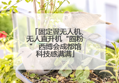 固定翼无人机、无人直升机“圈粉” 西博会成都馆科技感满满