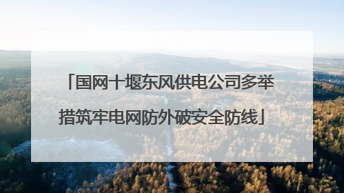 国网十堰东风供电公司多举措筑牢电网防外破安全防线