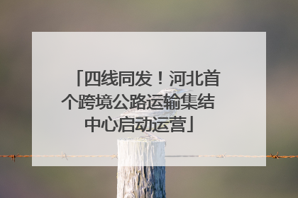 四线同发！河北首个跨境公路运输集结中心启动运营