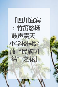 四川宜宾：竹笛悠扬鼓声震天 小学校园绽放“民族团结”之花
