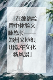 在绵绵粽香中体验文脉悠长——郑州文博织出端午文化新风景