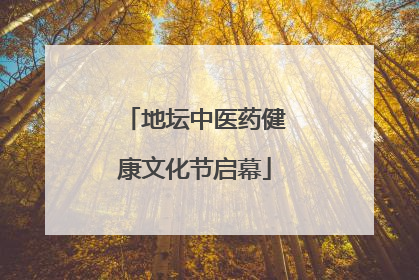地坛中医药健康文化节启幕