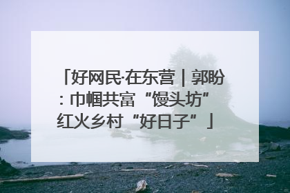 好网民·在东营｜郭盼：巾帼共富“馒头坊” 红火乡村“好日子”