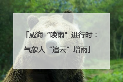 威海“唤雨”进行时：气象人“追云”增雨