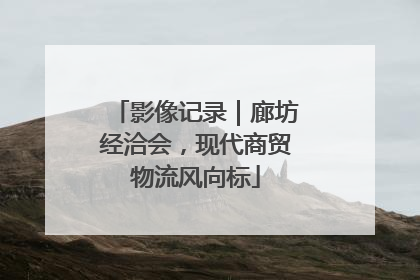 影像记录｜廊坊经洽会，现代商贸物流风向标