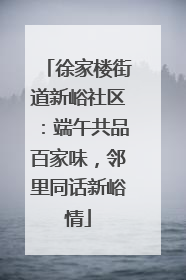 徐家楼街道新峪社区：端午共品百家味，邻里同话新峪情
