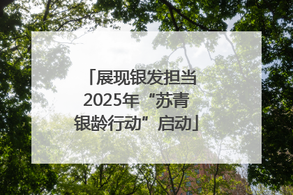 展现银发担当 2025年“苏青银龄行动”启动
