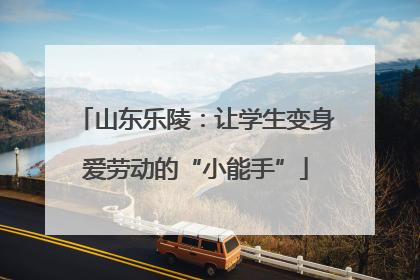 山东乐陵：让学生变身爱劳动的“小能手”