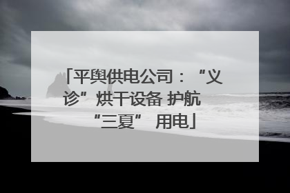 平舆供电公司：“义诊”烘干设备 护航 “三夏” 用电