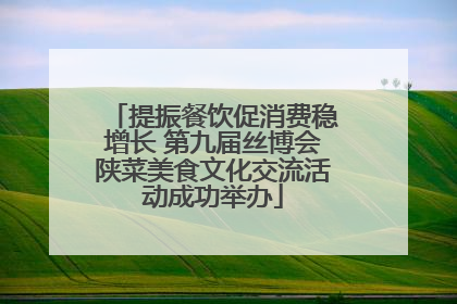 提振餐饮促消费稳增长 第九届丝博会陕菜美食文化交流活动成功举办