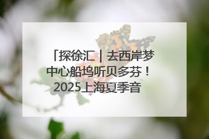 探徐汇｜去西岸梦中心船坞听贝多芬！2025上海夏季音乐节公布节目阵容
