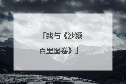 我与《沙颍百里图卷》