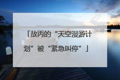 敖丙的“天空漫游计划”被“紧急叫停”