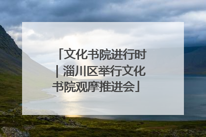 文化书院进行时｜淄川区举行文化书院观摩推进会