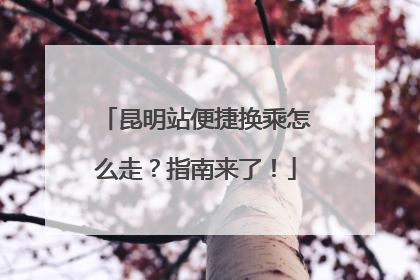 昆明站便捷换乘怎么走？指南来了！