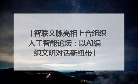 智联文脉亮相上合组织人工智能论坛：以AI编织文明对话新纽带