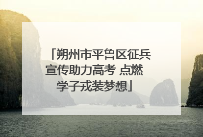 朔州市平鲁区征兵宣传助力高考 点燃学子戎装梦想
