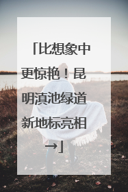 比想象中更惊艳！昆明滇池绿道新地标亮相→