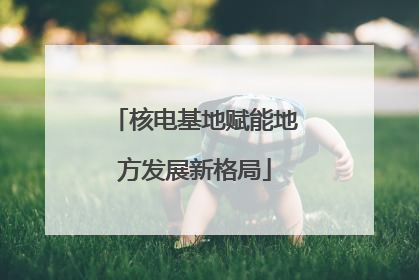 核电基地赋能地方发展新格局